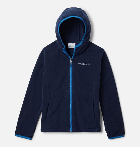 Columbia Fast Trek II Fleece Jacket Navy For Girls NZ74123 New Zealand